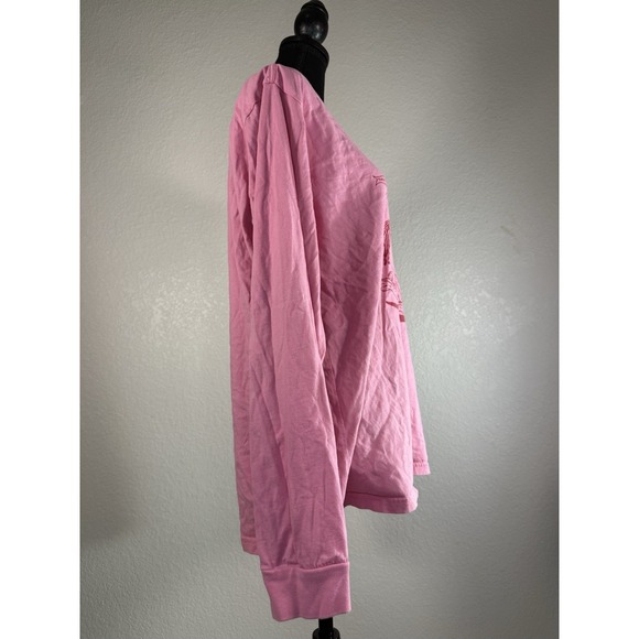 Teddy Fresh Pink Long Sleeve Shirt  Size M "The Thrill Is Gone" Cowboy  Cotton - Picture 6 of 8